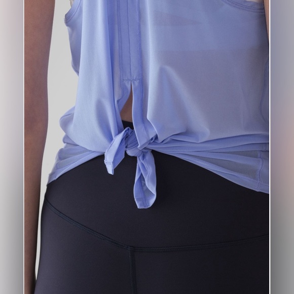 Lululemon Two With One Singlet - Hydrangea Blue - Picture 4 of 6